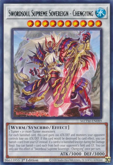 Swordsoul Supreme Sovereign - Chengying | MZTM-EN089